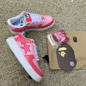 Bape Sta Low A Bathing Ape Color Camo Combo Pink