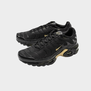 Nike Air Max Plus Black and Gold