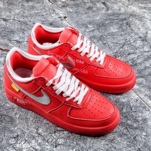 Off White x AF1 Red