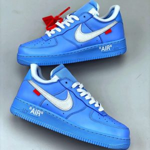 Off White x AF1 University Blue