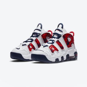 Uptempo Red Navy Camo (PS)