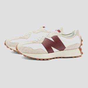 New Balance WS327KA Moonbeam & Burgundy