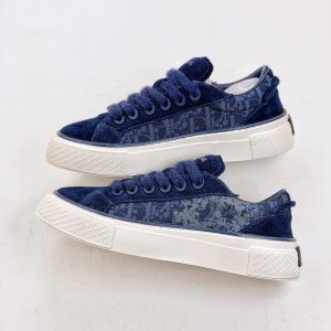 Dior B33 Sneaker Dior Tears Blue Denim Peace Sign