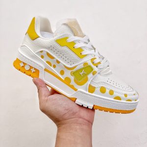 Louis Vuitton x Yayoi Kusama Trainer White Yellow