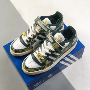 BAPE x adidas Forum 84 Low “30th Anniversary” green
