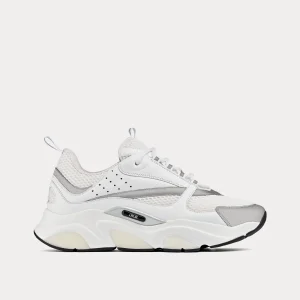 Dior B22 White Silver Calfskin White