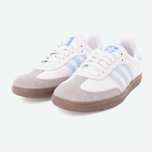 Adidas Samba OG (White  Light Blue)