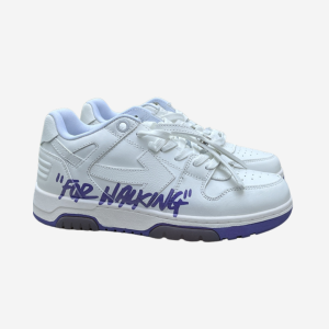 OFFWHITE Out Of Office OOO For Walking Low Tops White Lilac